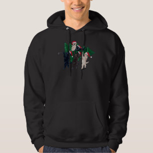 Labrador Christmas Tree Painting Hoodie