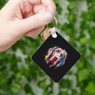 Labrador Colourful Key Ring
