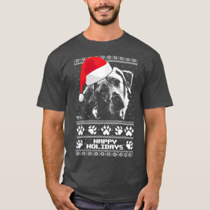 Labrador Cute Happy Holidays Christmas T-Shirt