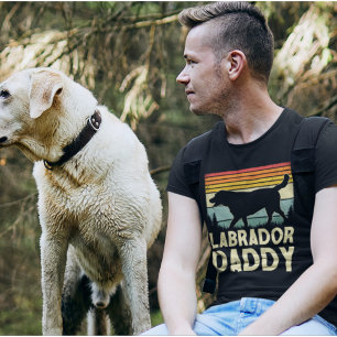 Labrador Daddy – Funny Dog Dad Gift Tri-Blend Shirt