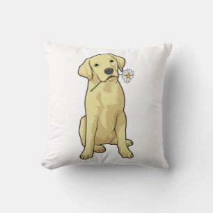 Labrador Daisy Cushion
