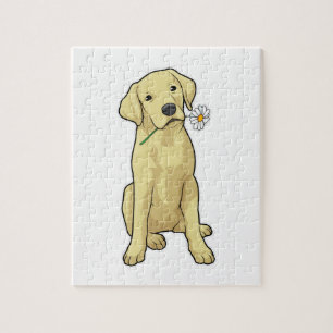 Labrador Daisy Jigsaw Puzzle