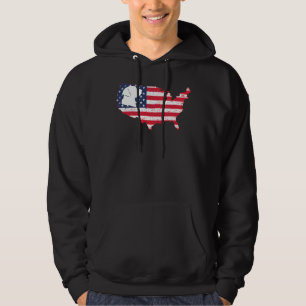 Labrador Dog 4th Of July American Flag Stars And S Hoodie