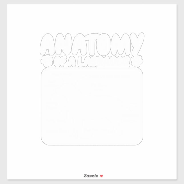 Labrador Dog Anatomy (Sheet)