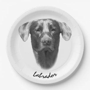 Labrador Dog attractive Paper Plate