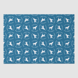 Labrador Dog Baby Shower Blue Boy Lab Tissue Paper