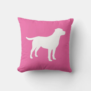 Labrador Dog Baby Shower Girl Lab Pink Cushion