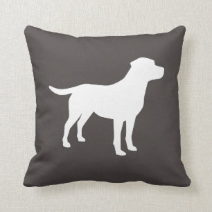 Labrador Dog Baby Shower Lab Grey Gender Neutral Cushion