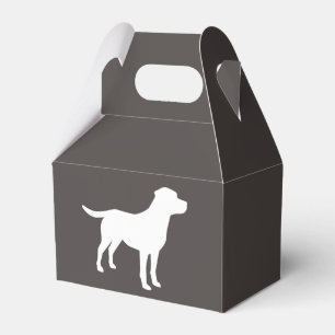 Labrador Dog Baby Shower Lab Grey Gender Neutral Favour Box