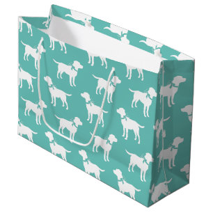 Labrador Dog Black Lab Puppy Large Gift Bag