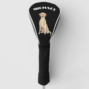 Labrador Dog Black Personal Golf Head Cover