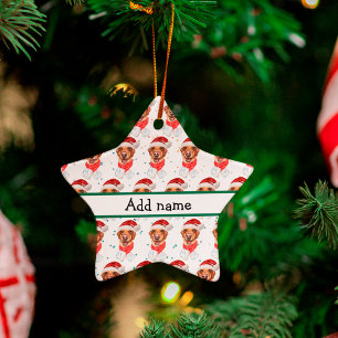 Labrador Dog Breed Christmas Ceramic Ornament