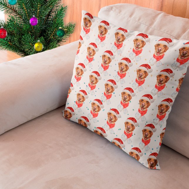 Labrador Dog Breed Christmas Cushion (Creator Uploaded)
