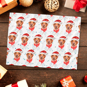 Labrador Dog Breed Christmas Fleece Blanket
