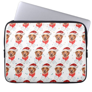 Labrador Dog Breed Christmas Laptop Sleeve