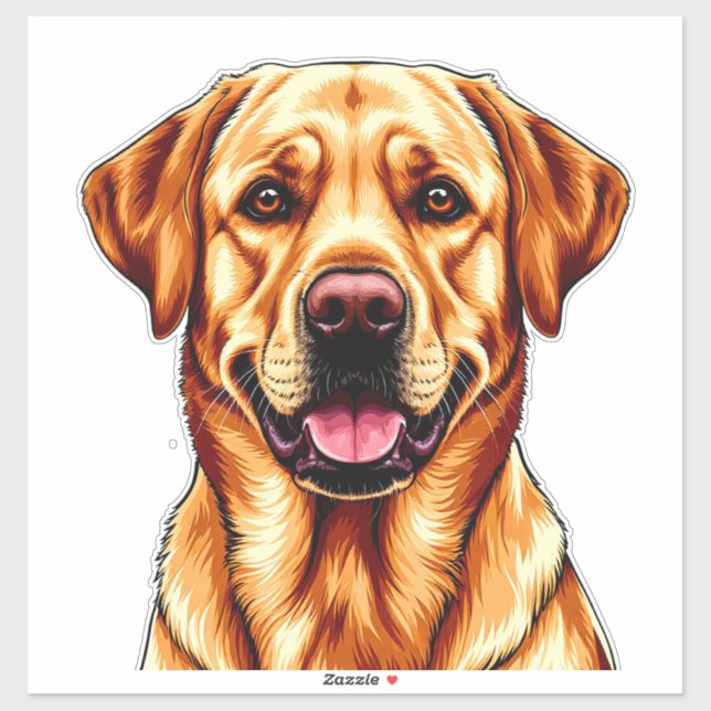 Labrador Dog Charming Illustration  (Sheet)