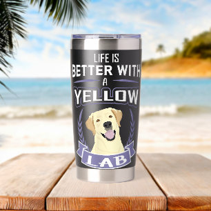 Labrador Dog Funny Lab Retriever Insulated Tumbler