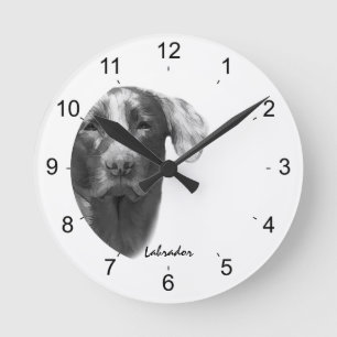 Labrador Dog impressive Round Clock
