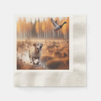 Labrador/dog in the autumn duck hunt
