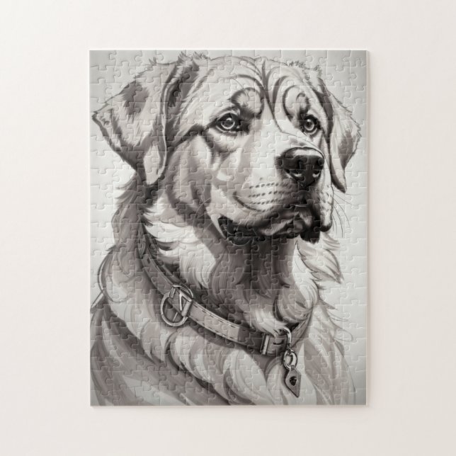 Labrador Dog Jigsaw Puzzle (Vertical)