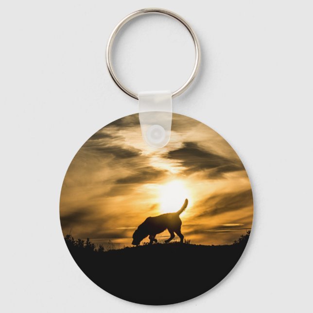 Labrador Dog Keyring (Front)