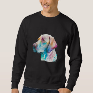 Labrador Dog Lab Lover Splash Graffiti Art Pet_11 Sweatshirt
