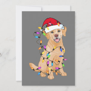 Labrador Dog Light Decor Christmas Dog Lovers Cost Invitation