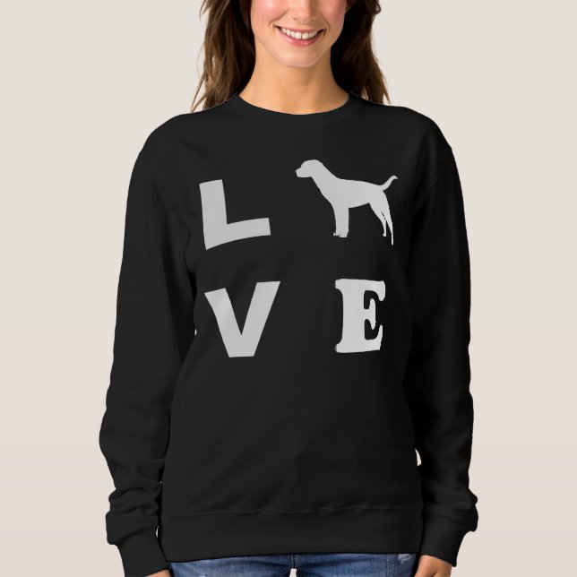 Labrador Dog Love Sweatshirt (Front)