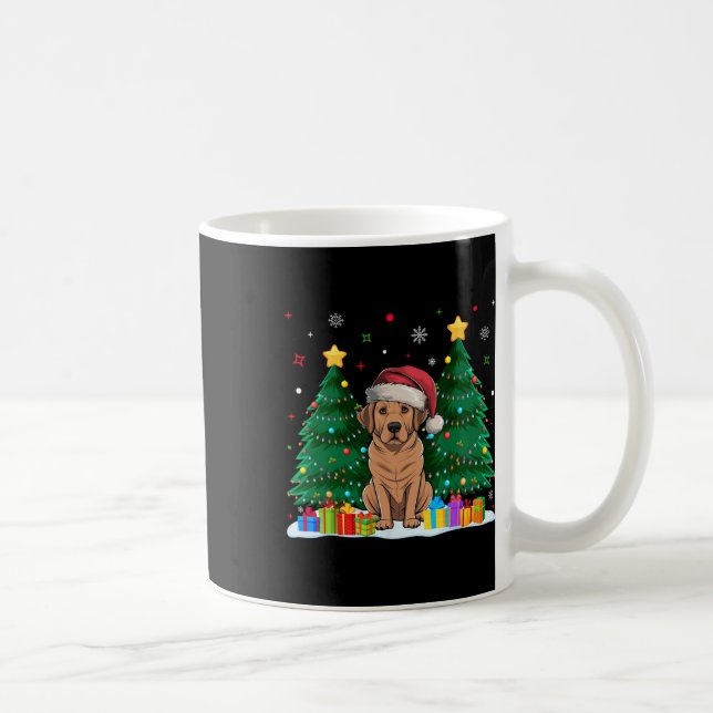 Labrador Dog Lovers Santa Hat Ugly Christmas Sweat Coffee Mug (Right)