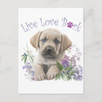 Labrador Dog Mum Floral