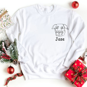 Labrador Dog Personalised Hand Drawing T-Shirt