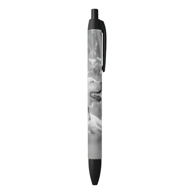 LABRADOR DOG RELAXING BLACK INK PEN (Bottom (Vertical))