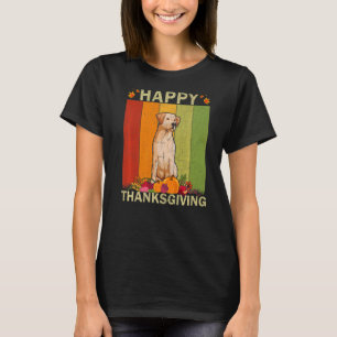 Labrador Dog Retro Graphic Family Matching Thanksg T-Shirt