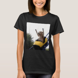 Labrador Dog Roller Coaster Funny Meme T-Shirt