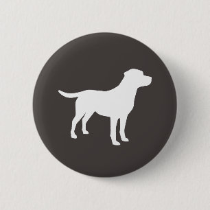 Labrador Dog Theme Baby Shower Gender Neutral 6 Cm Round Badge