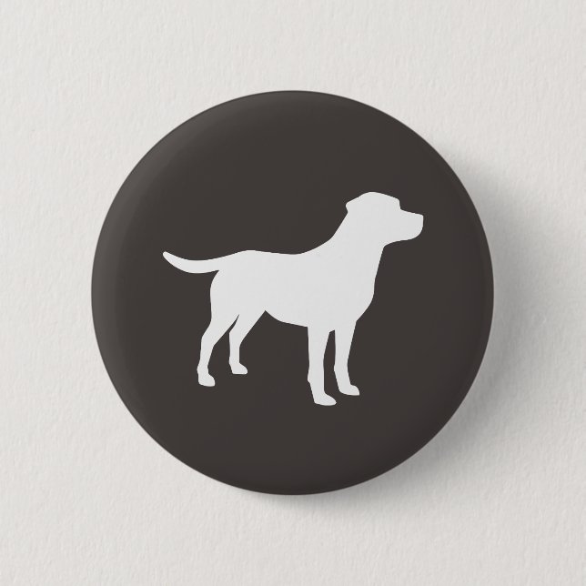 Labrador Dog Theme Baby Shower Gender Neutral 6 Cm Round Badge (Front)