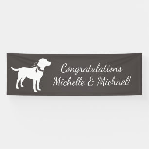 Labrador Dog Theme Baby Shower Gender Neutral Banner