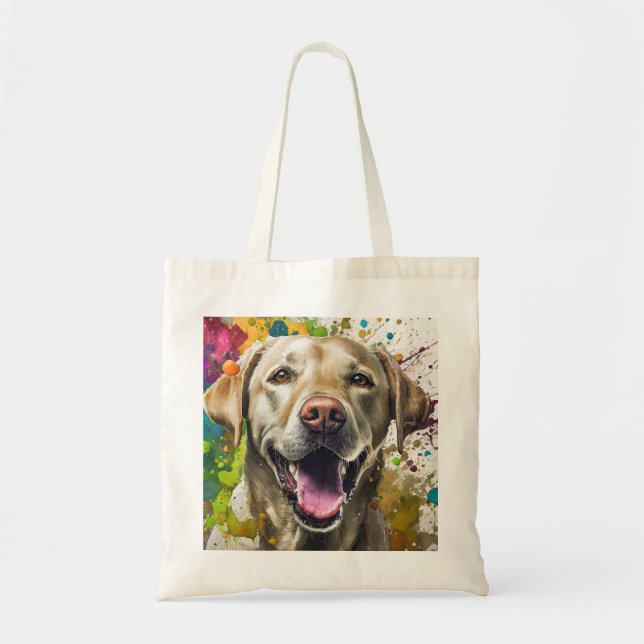 Labrador Dog Tote Bag (Front)