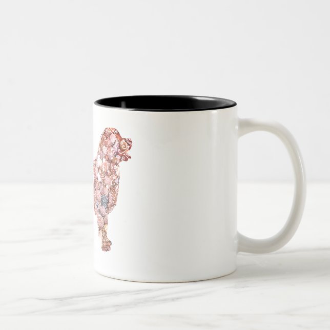 Labrador Dog  Two-Tone Mug (Right)