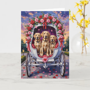 Labrador Dog Valentine's Day Card