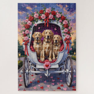 Labrador Dog Valentine's Day  Jigsaw Puzzle