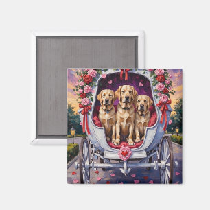 Labrador Dog Valentine's Day Magnet