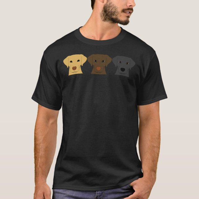 Labrador Dogs T-Shirt (Front)