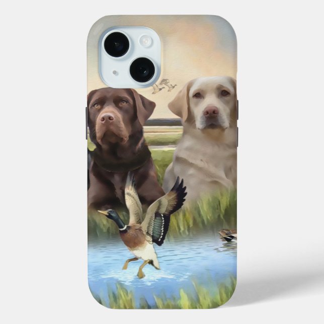 Labrador, duck hunting  Case-Mate iPhone case (Back)