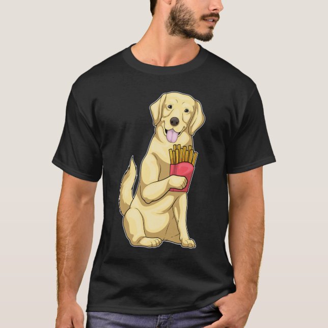 Labrador French Fries T-Shirt (Front)