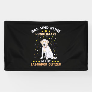 Labrador Glitter Banner