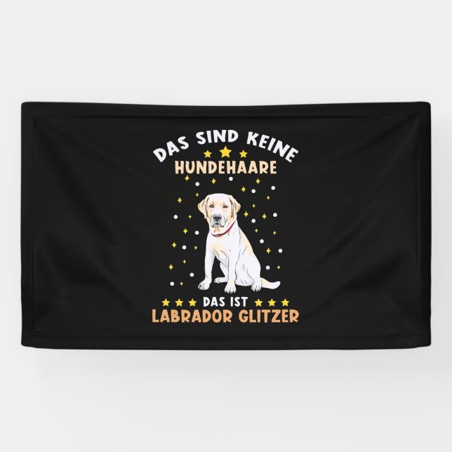 Labrador Glitter Banner (Horizontal)