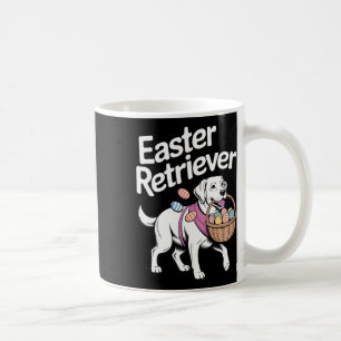 Labrador Golden Retriever Bunny Springs Eggs Easte Coffee Mug