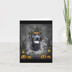 Labrador Halloween Card