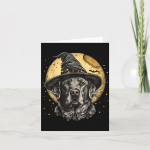 Labrador Halloween Funny Cute Dog Black Lab Mum Card